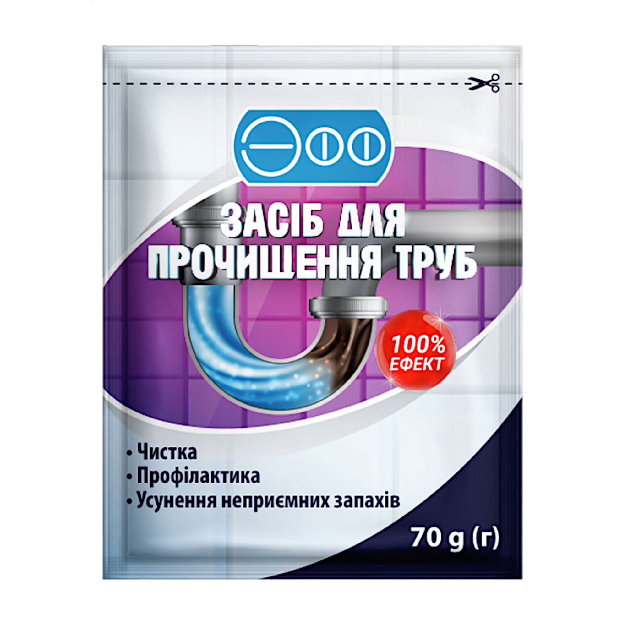 Засіб для прочищення труб EFF, 70 г